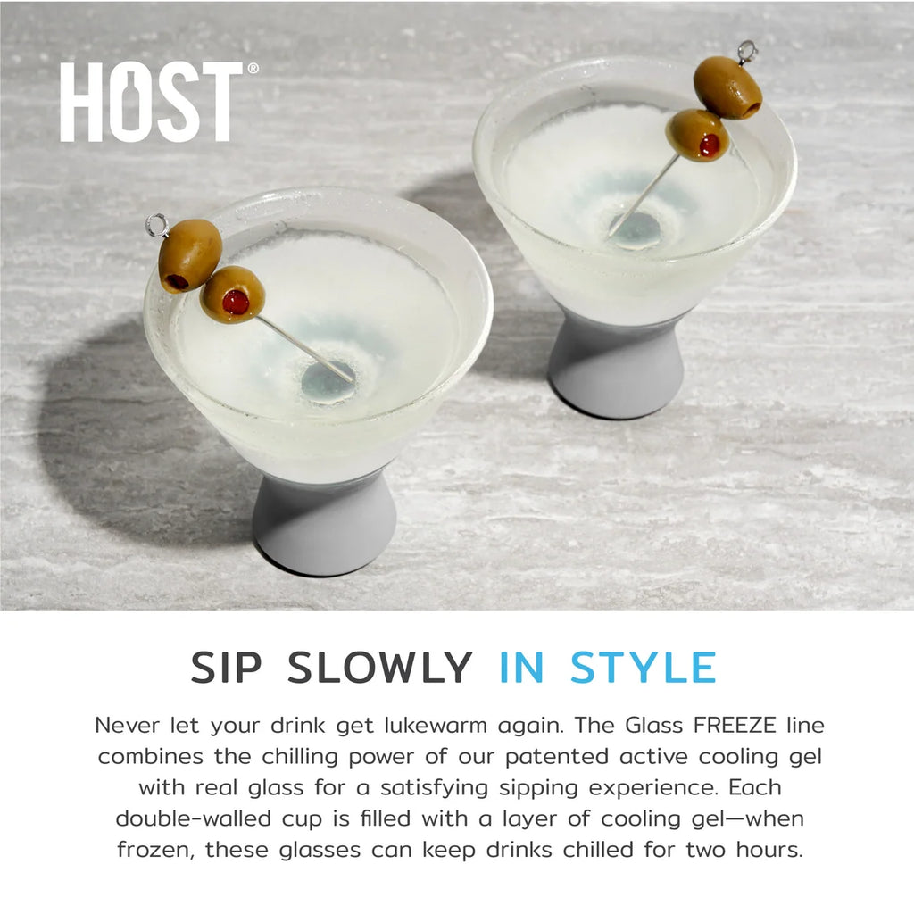 GLUX ICE MARTINI GLASS