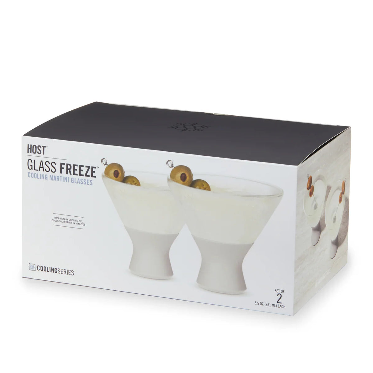 GLUX ICE MARTINI GLASS