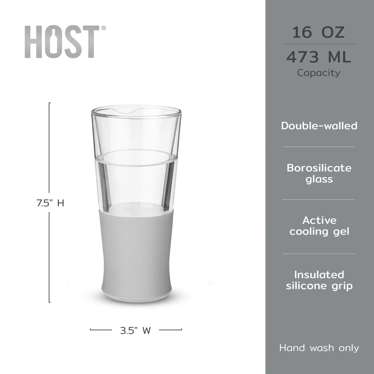 GLUX ICE BEER GLASS